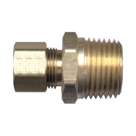 HAK Pneumatic brass Compression straight to male Pipe (NPT) connector