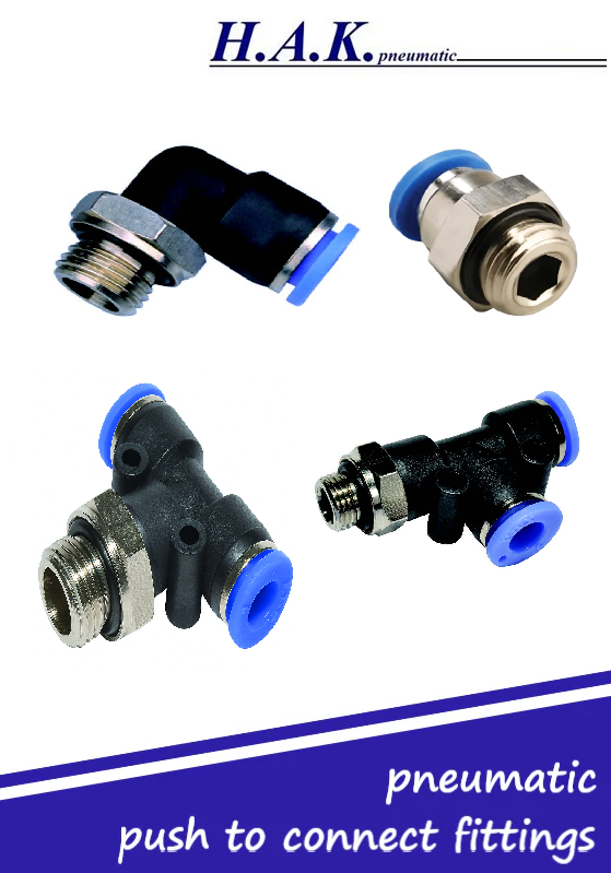 HAK Pneumatic Push-In Fittings G-Threads