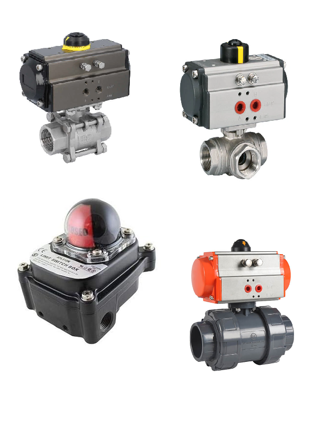 Actuator Ball valve and Visual Position Indicator
