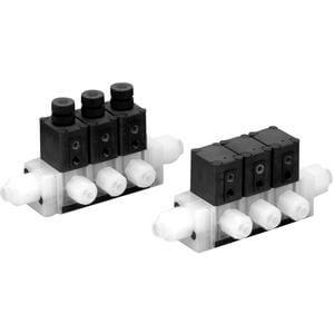 LLC*A, Manifold Base for LVC Series Valve, Stacking Type