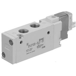 10-SYJ7000 Valve, 5 Port,  For Manifold Types 20, 21, 40, 41, 42 Clean Series