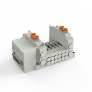 SS5Y3-12, 3000 Series Manifold, D-sub Connector, Flat Ribbon Cable, PC Wiring System (IP40)