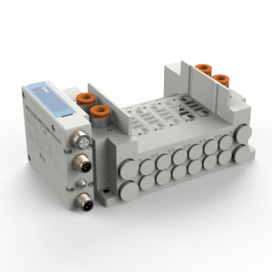SS5Y5-12S, 5000 Series Manifold, Top Ported for EX260 Integrated-type for Output, Serial Transmission System