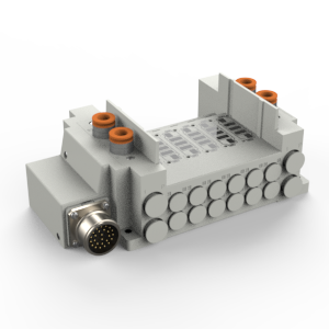 SS5Y5-12M, 5000 Series Manifold, Circular Connector (IP67)