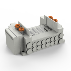 SS5Y5-12S3, 5000 Series Manifold for Series EX120 Integrated (Output) Serial Transmission System (IP20)
