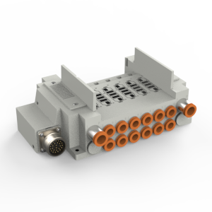 SS5Y7-10/11M, 7000 Series Manifold, Circular Connector (IP67)