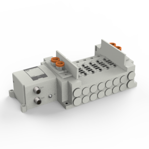 SS5Y7-12S, 7000 Series Manifold for Series EX250 Integrated (I/O) Serial Transmission System (IP67)