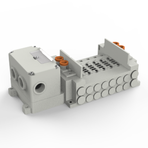 SS5Y7-12S4, 7000 Series Manifold for Series EX126 Integrated (Output) Serial Transmission System (IP67)