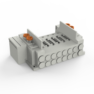 SS5Y7-12S3, 7000 Series Manifold for Series EX120 Integrated (Output) Serial Transmission System (IP20)