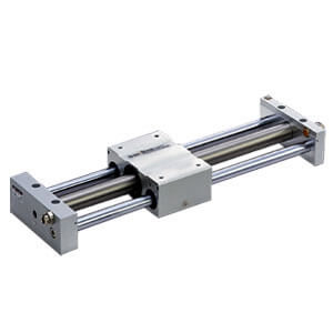 Rodless Cylinder, REAL, Sine, Accelerating & Decelarating, Magnetically Coupled - Ball Bushing