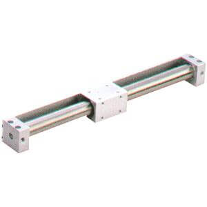 Rodless Cylinder, REAR, Sine, Accelerating & Decelarating,  Magnetically Coupled - Direct Mount