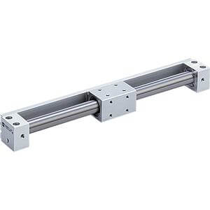 Rodless Cylinder, REBR, Magnetically Coupled, Smooth Accelerating & Decelarating Rodless Cylinder - Direct Mount