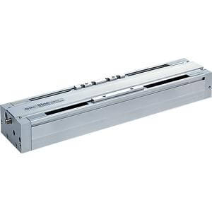Rodless Cylinder, REBH, Magnetically Coupled, Smooth Accelerating & Decelarating Rodless Cylinder - High Precision Guide