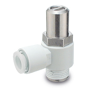 AS*1F-T, Speed Controller, One-touch Fitting, Elbow & Universal Style, Tamper Proof