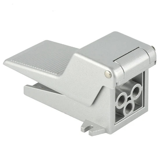 HAK pneumatic (4 Way / 5 Port / 2 Position) Locking pneumatic Foot Valve NPT 1/4" (4F210-08L)