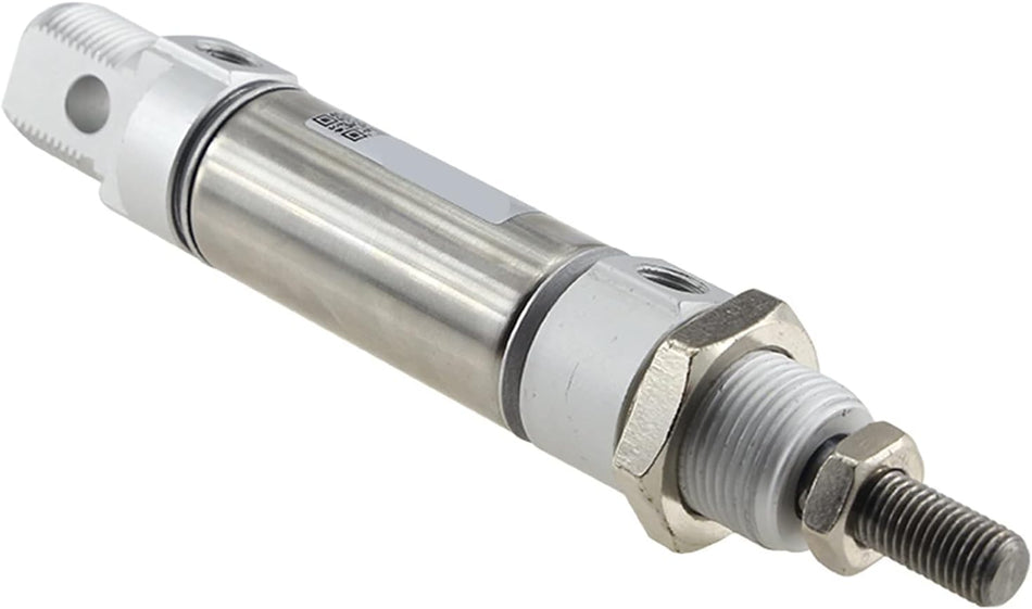 HAK Pneumatic DSNU Type 12 MM Stainless Steel Barrel-Double Acting, Single Rod Air Cylinder