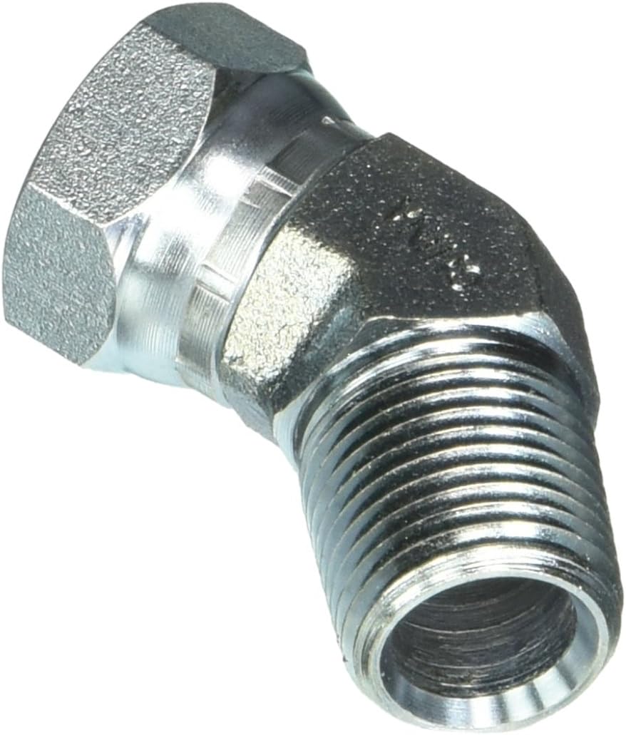 HAK Pneumatic MALE PIPE X FEMALE PIPE SWIVEL 45° Elbow