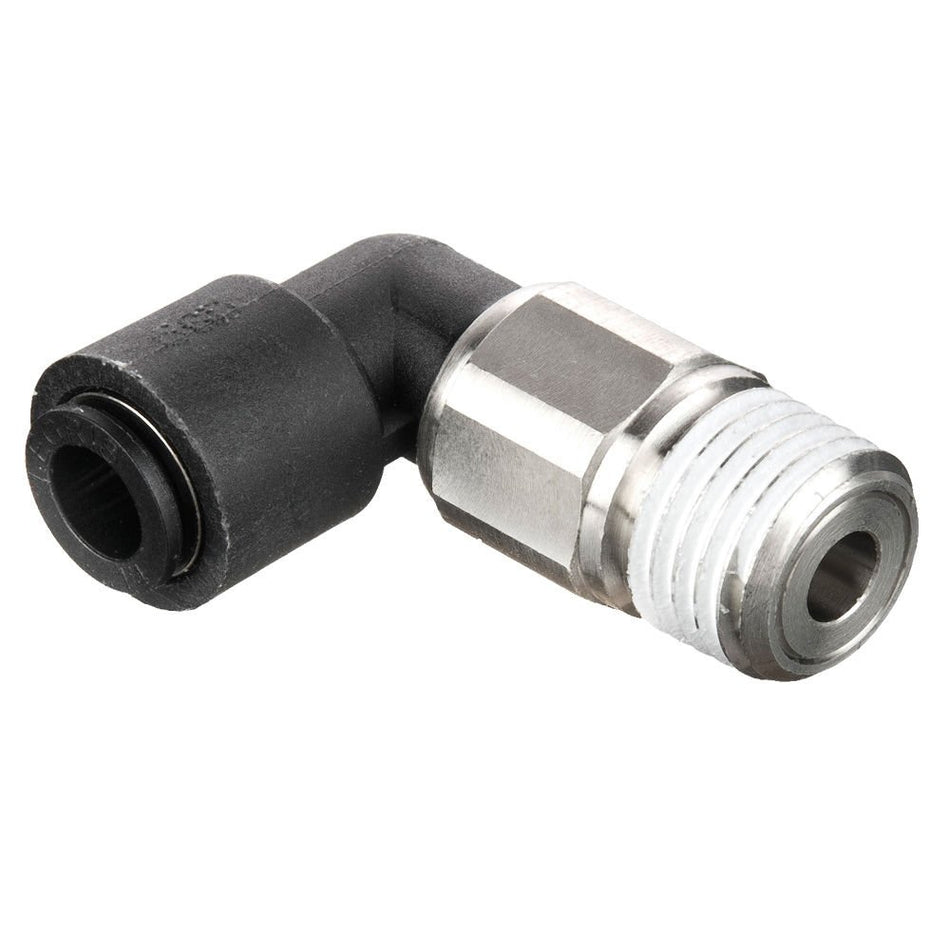 HAK Pneumatic Compact BPLR SERIES Push to Connect Oscillating Fittings Metric Tube x BSPT Male