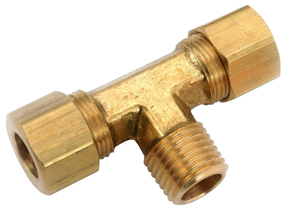 HAK Pneumatic brass compression Branch Tee to male Pipe (NPT) connector