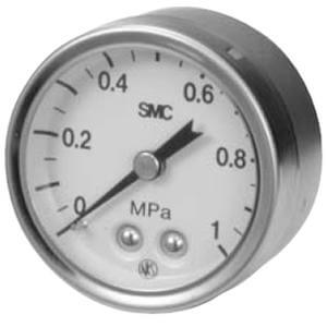 G43-10-01-X300, Pressure Gauge, Stud, Bourdon Tube, Internal Parts: Stainless Steel
