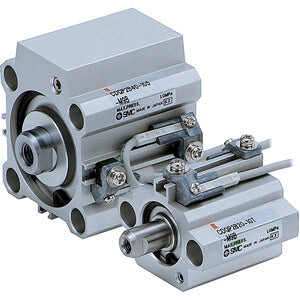 C(D)QP2B, Compact Cylinder, Single Acting, Single Rod, Axial Piping