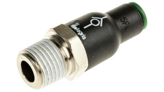 HAK Pneumatic Supply Check Valves 6mm X R 1/8" Male thread