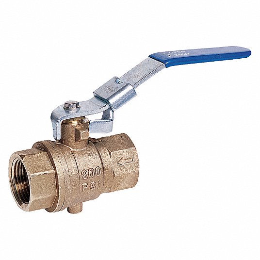 HAK Pneumatic Standard Brass Ball Valve With Locking Handle