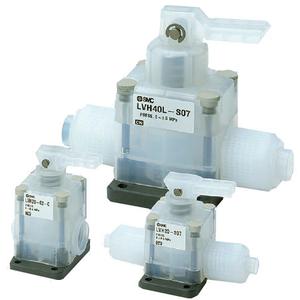 LVH20/30/40, High Purity Chemical Valve, Manually Operated, Integral Fitting, Single Type