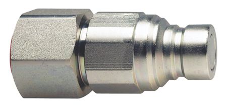 HAK Hydraulic ISO 16028 Flushface Nipple 3/8" Body x 3/8" Female NPTF Pipe Thread