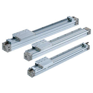 Rodless Cylinder, MY1H-L*Z, Mechanically Jointed w/ Low Load Shock Absorber - Linear Guide