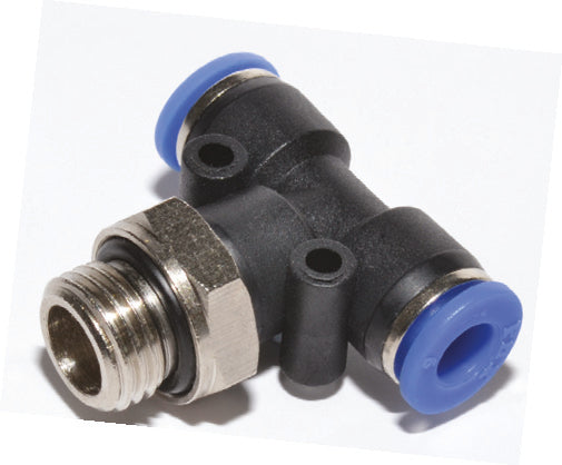 HAK Pneumatic EPT Push to Connect Branch Tee Imperial Tube x BSPP (G) Male