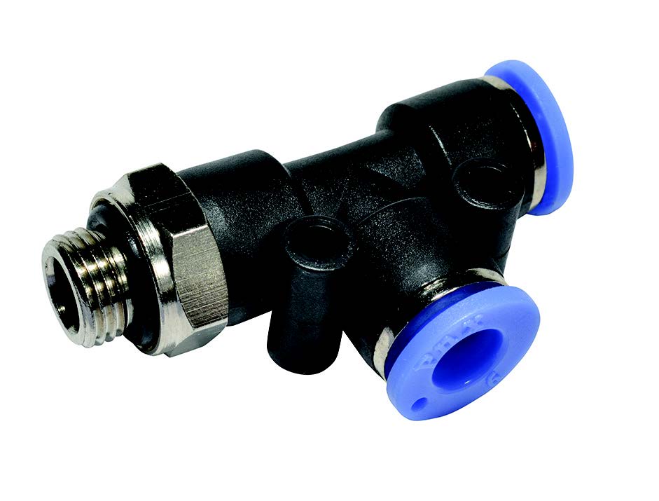 HAK Pneumatic EPST Push to Connect Run Tee Imperial Tube x BSPP (G) Male