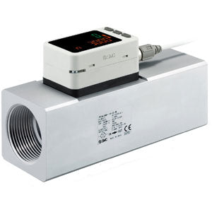 PF3A, Digital Air Flow Sensor, 2-Screen 3-Color Display, IP65, 30-12000 Lpm