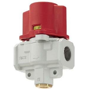 25A-VHS20/30/40/50 Conforming to OSHA Standard Pressure Relief 3-Port Valve with Locking Holes