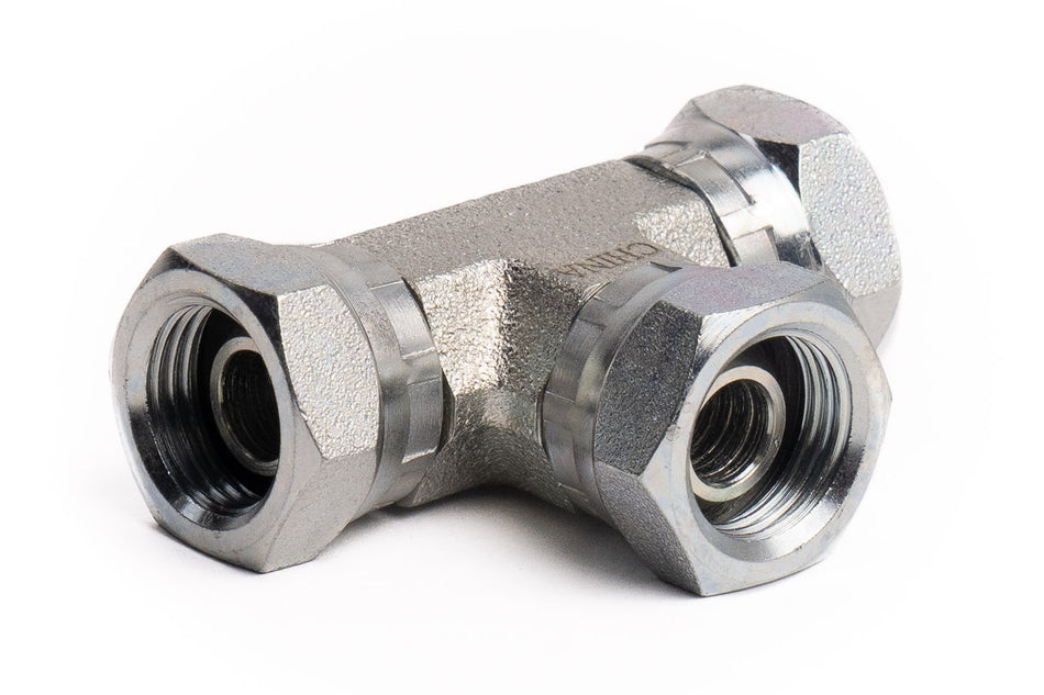HAK Hydraulic F/F/F Pipe Swivel Branch Tee