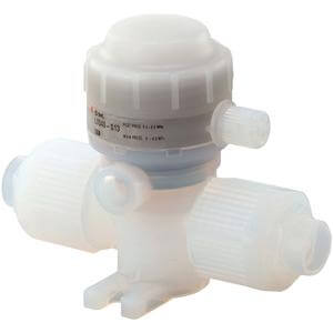 LVQS, High Purity Air Operated Chemical Valve, Integral Fitting, Space Saving Type