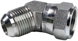 HAK Hydraulic MJ/FJ 45 Elbow Swivel