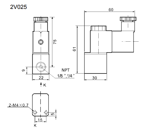 2V Dimentions