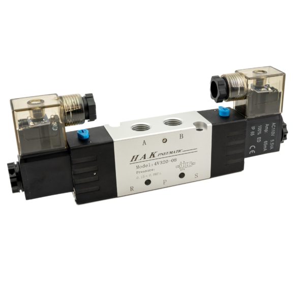 HAK Pneumatic (3 Way/3 Port/2 Position) Directional, Single Coil ...