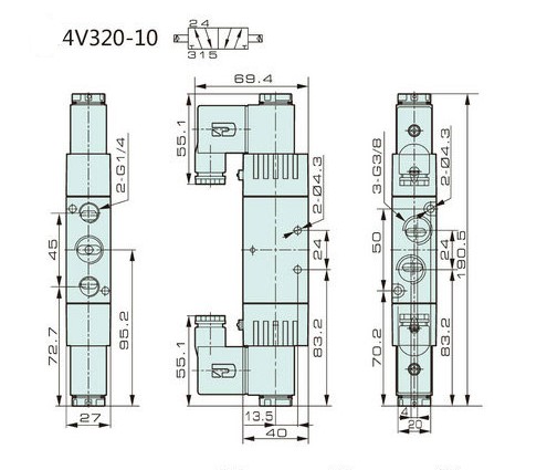J4V300 Overall Dimension 2