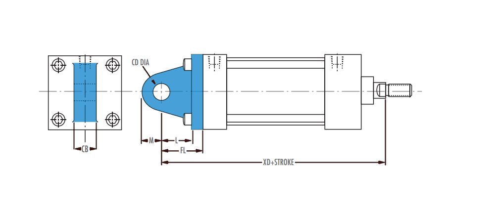 Detachable Eye Mount with pin (NFPA MP4)