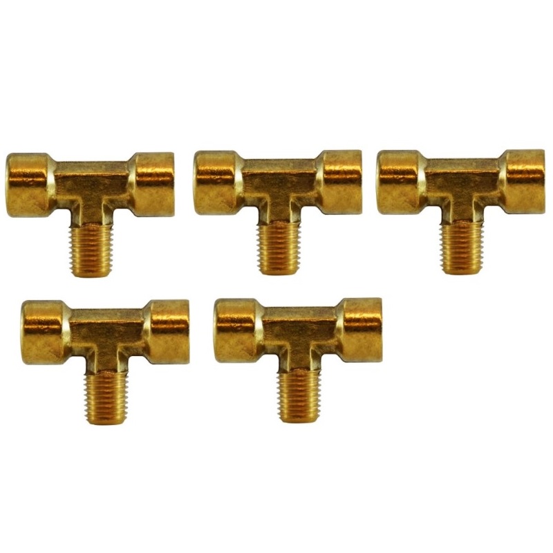 pipe fittings brass forged male branch tees nptf threaded 1200 psi max det 91606