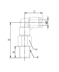 EE Extended Elbow Drawing